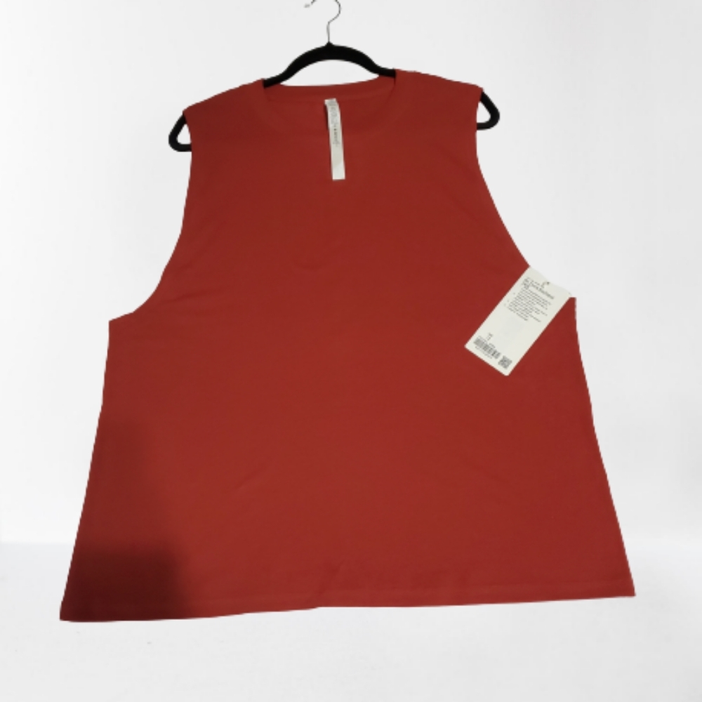 Lululemon All Your Boyfriend Tank Rust Size 12